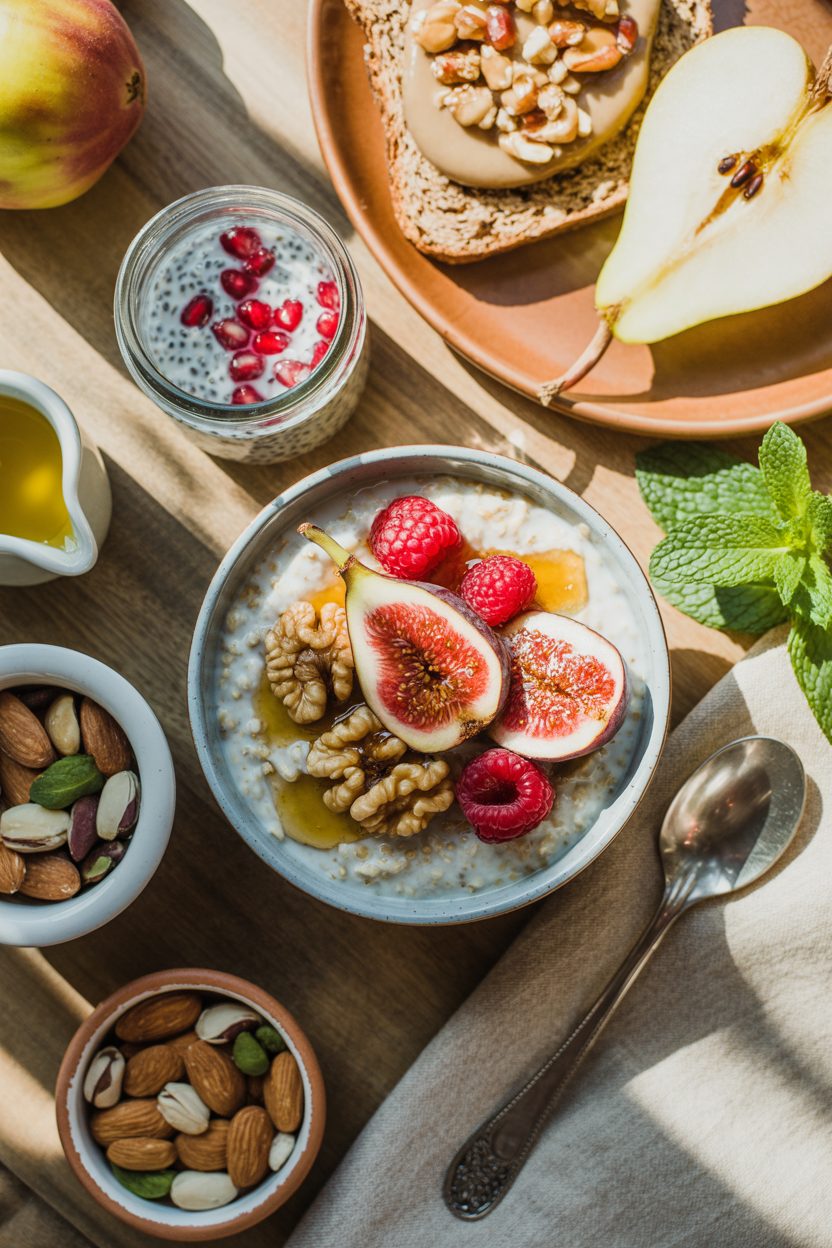 7 Day Mediterranean High Fiber Breakfast Plan
