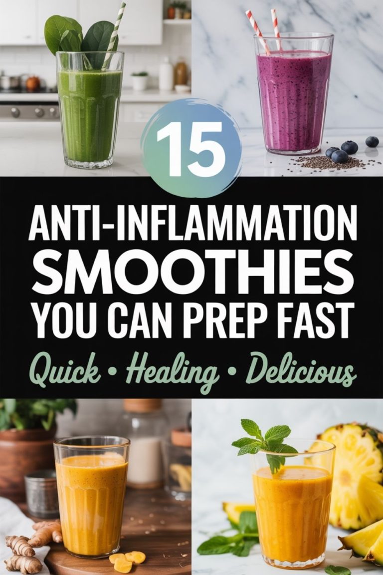 15 Anti-Inflammation Smoothies You Can Prep Fast