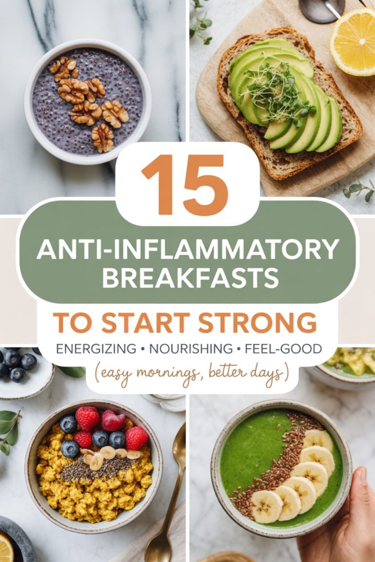 15 Anti-Inflammatory Breakfast Ideas to Start Strong