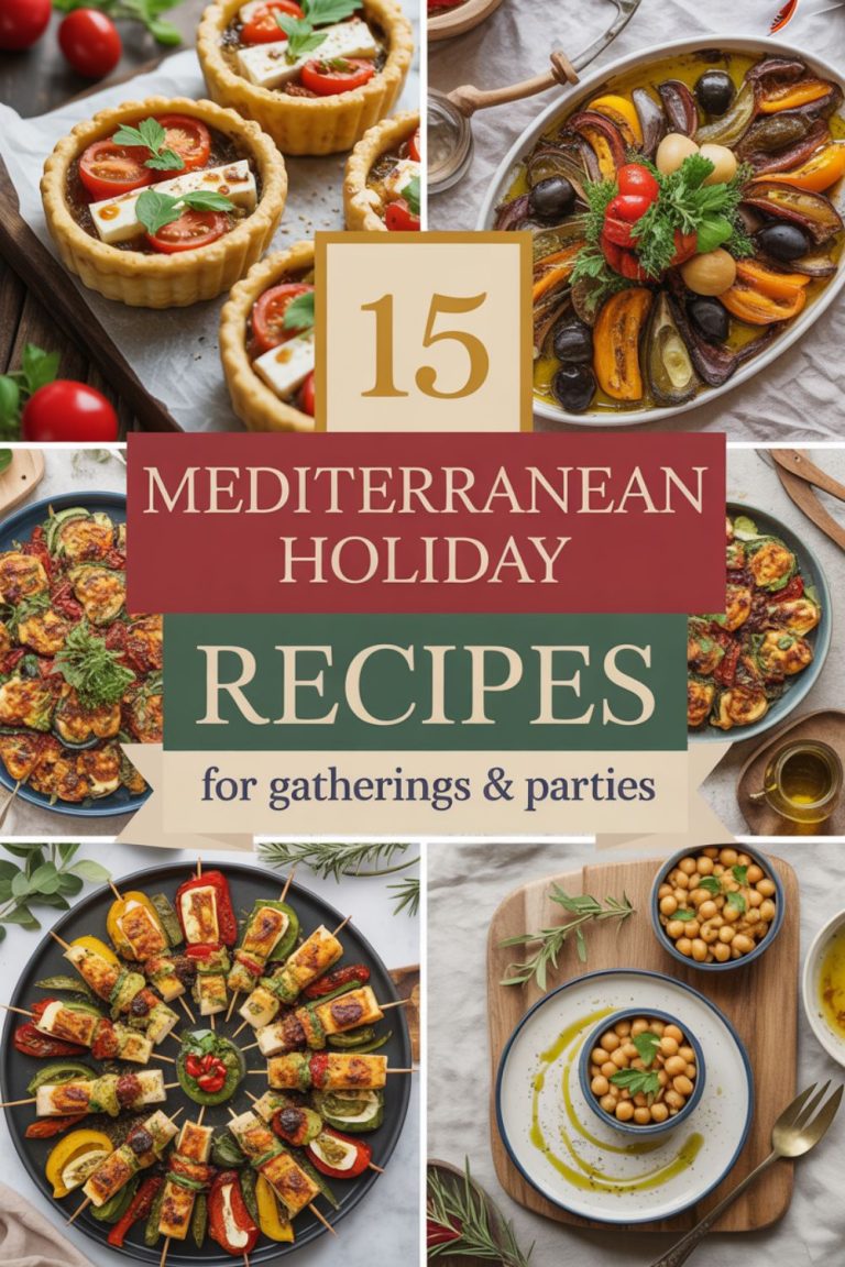 15 Mediterranean Holiday Recipes for Gatherings and Parties