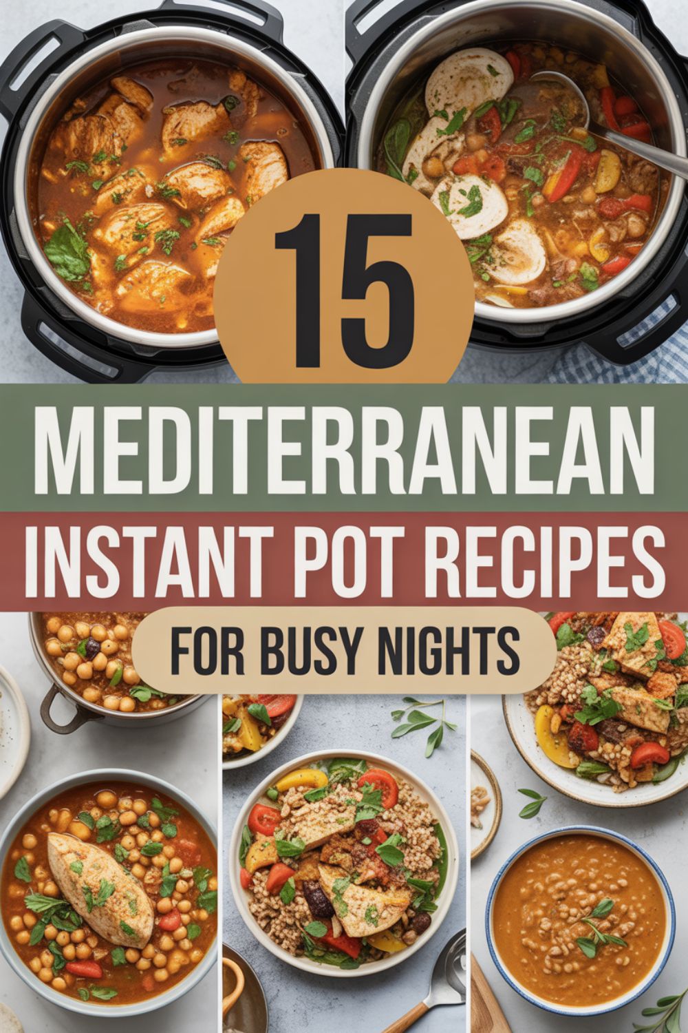 15 Mediterranean Instant Pot Recipes for Busy Nights