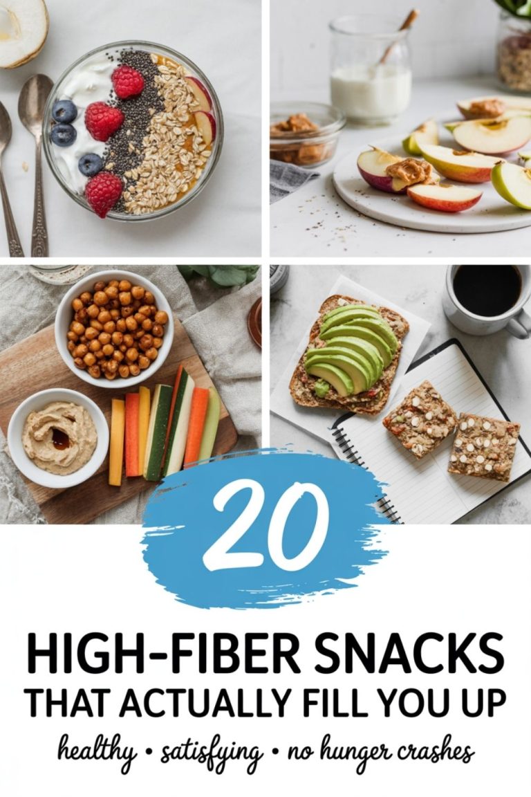 20 High-Fiber Snacks That Actually Fill You Up