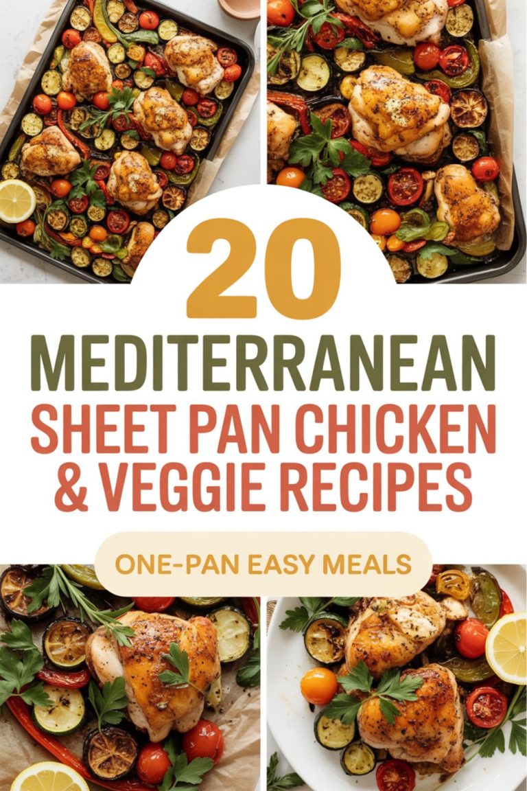 20 Mediterranean Sheet Pan Chicken and Veggie Recipes 3 20 Mediterranean Sheet Pan Chicken and Veggie Recipes