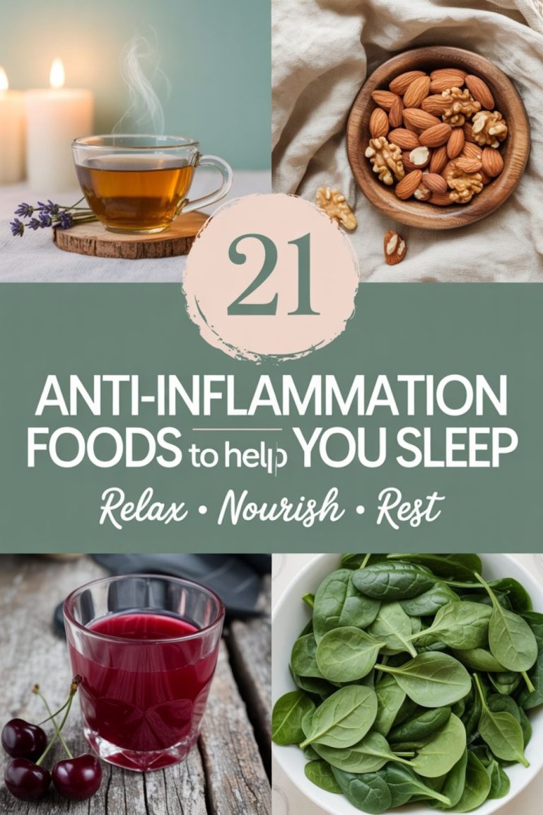 21 Anti-Inflammation Foods to Help You Sleep