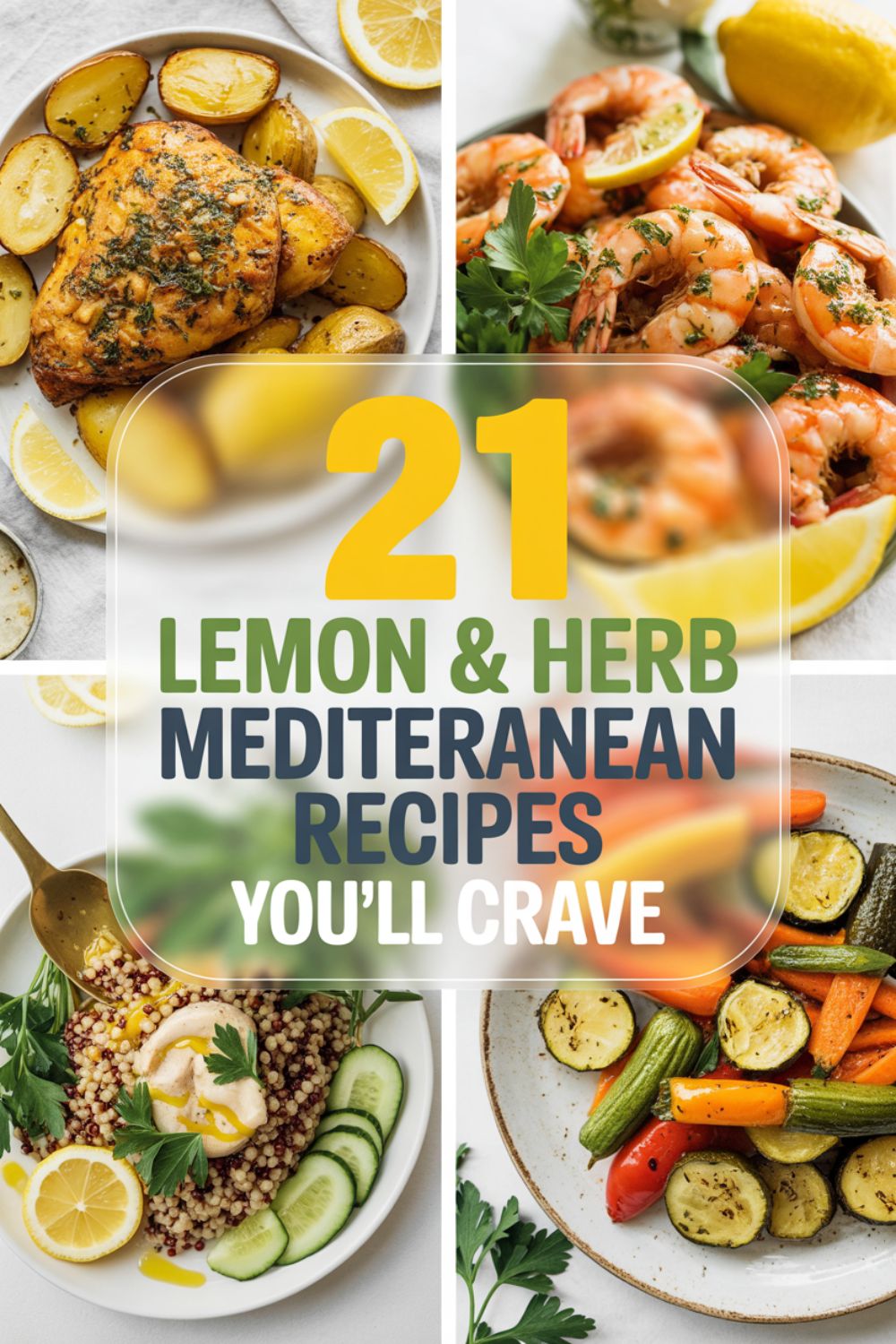 21 Lemon and Herb Mediterranean Recipes Youll Crave
