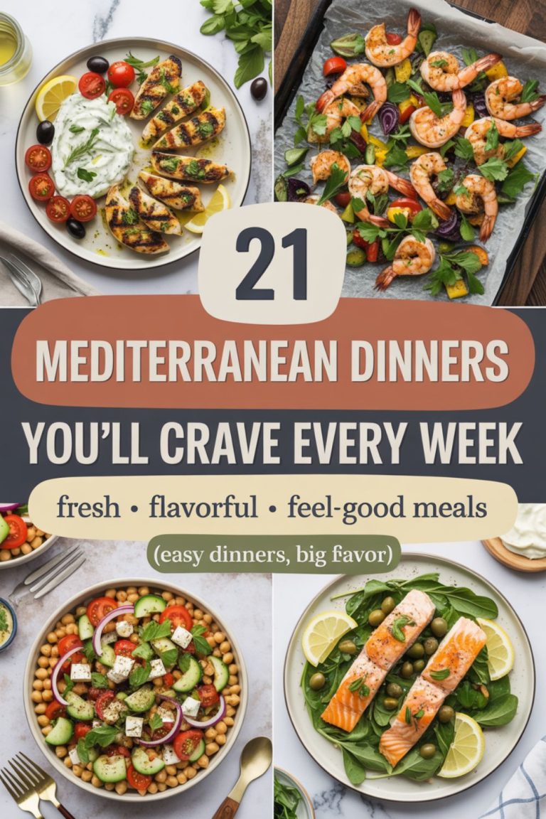 21 Mediterranean Dinners You’ll Crave Every Week