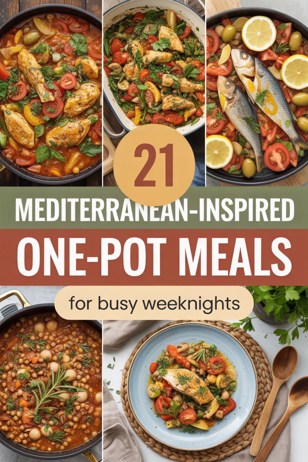 21 Mediterranean Inspired One Pot Meals for Busy Weeknights