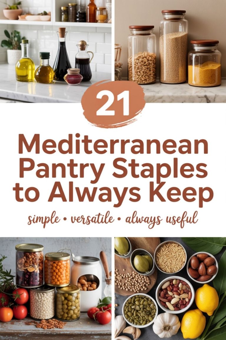 21 Mediterranean Pantry Staples to Always Keep