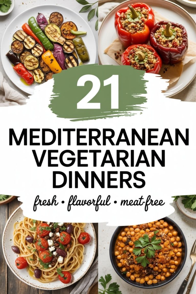 21 Mediterranean Vegetarian Dinners