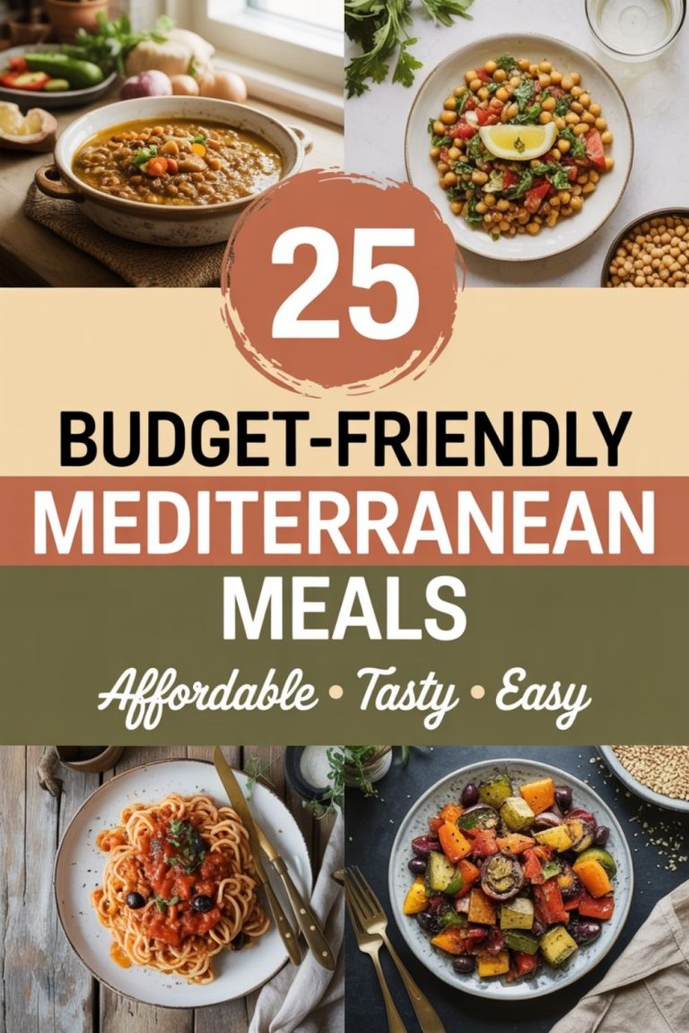 25 Budget-Friendly Mediterranean Meals That Won’t Break the Bank