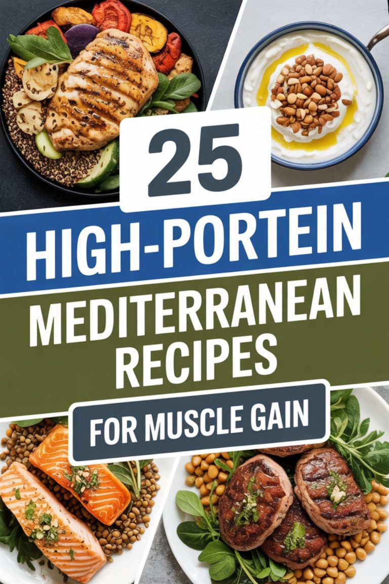 25 High-Protein Mediterranean Recipes for Muscle Gain