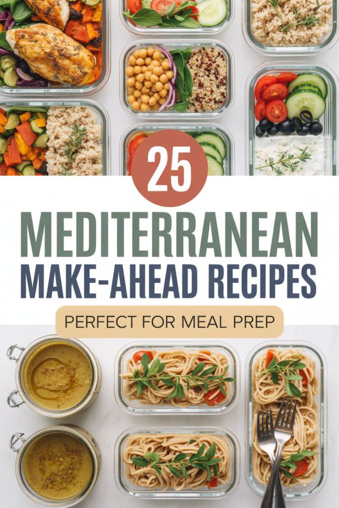 25 Mediterranean Make-Ahead Recipes Perfect For Meal Prep
