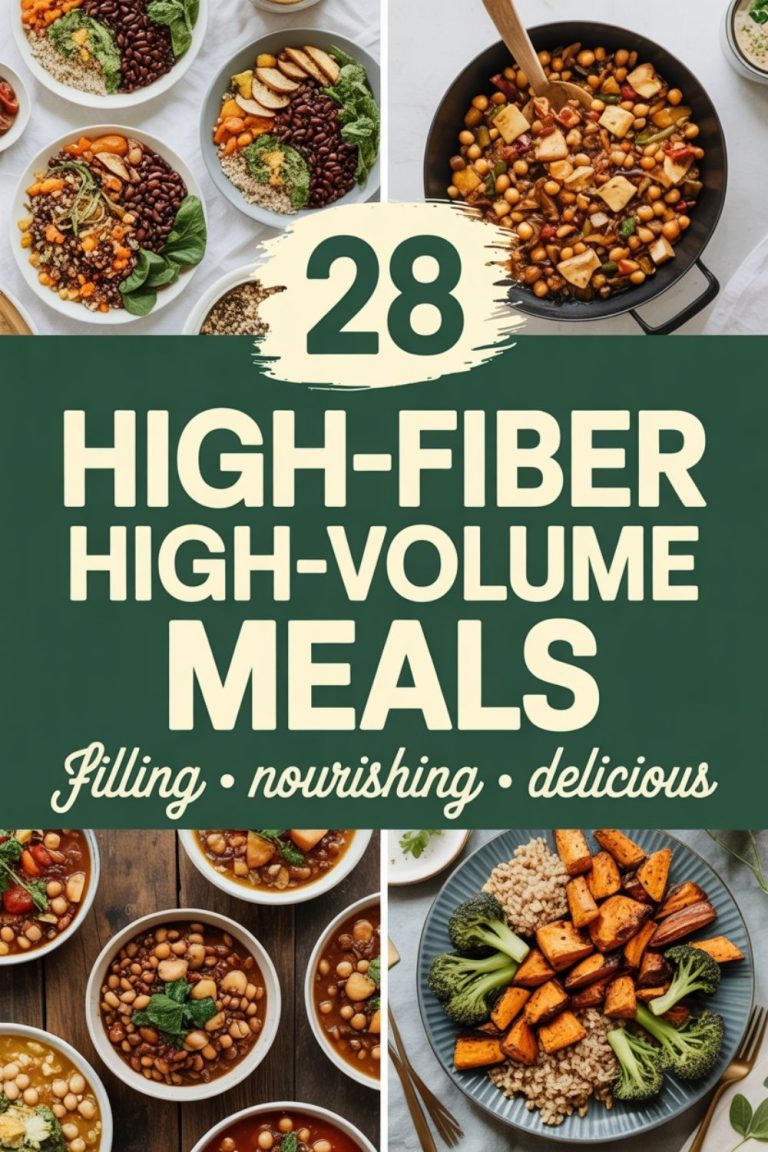28 High-Fiber High-Volume Meals That’ll Actually Fill You Up