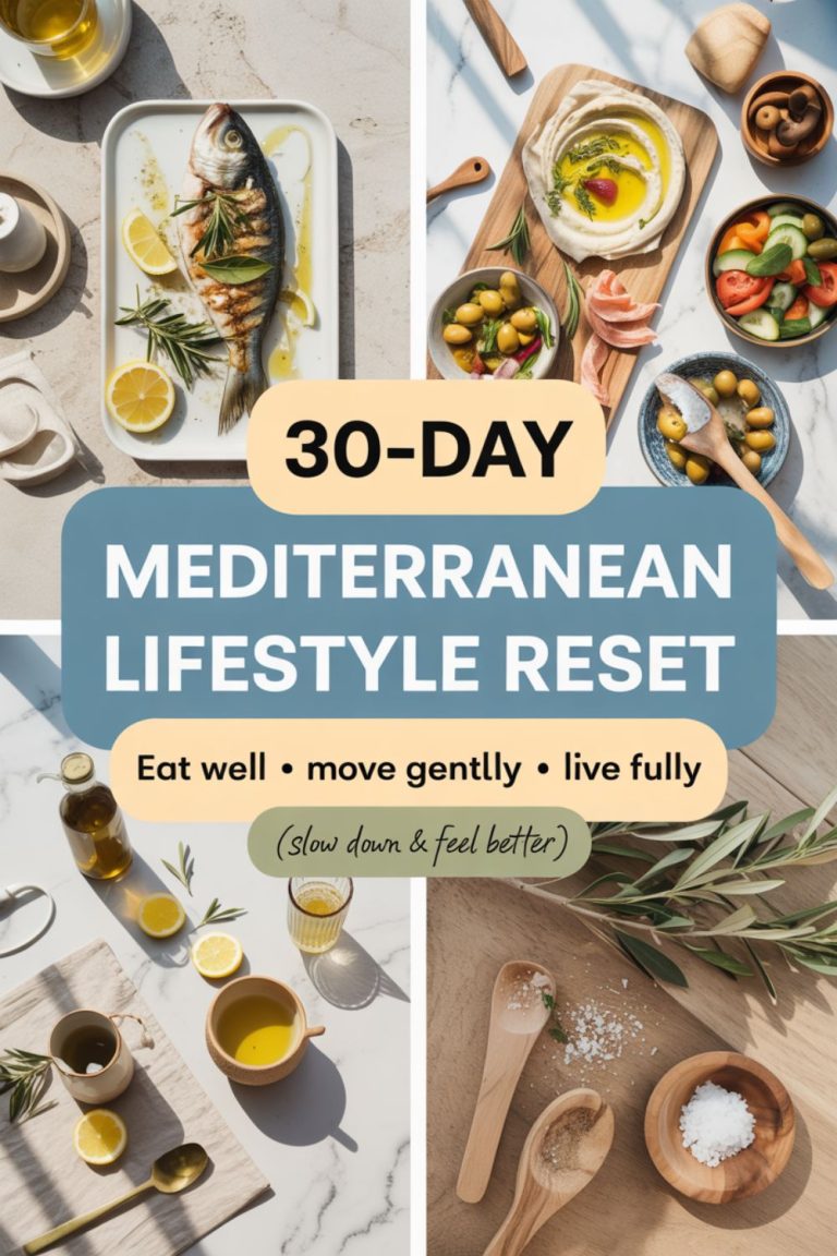 30-Day Mediterranean Lifestyle Reset