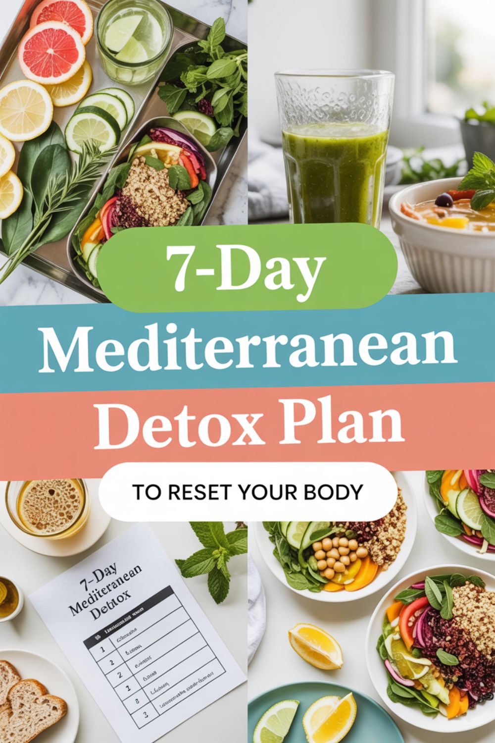 7 Day Mediterranean Detox Plan to Reset Your Body