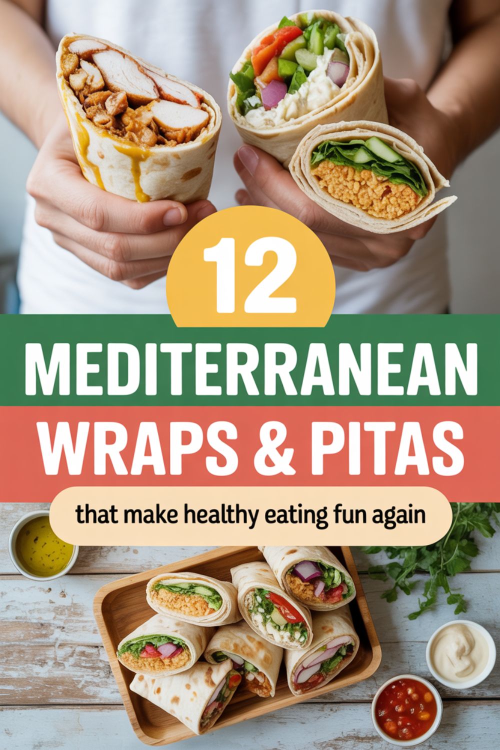 12 Mediterranean Wraps and Pitas That Make Healthy Eating Fun Again