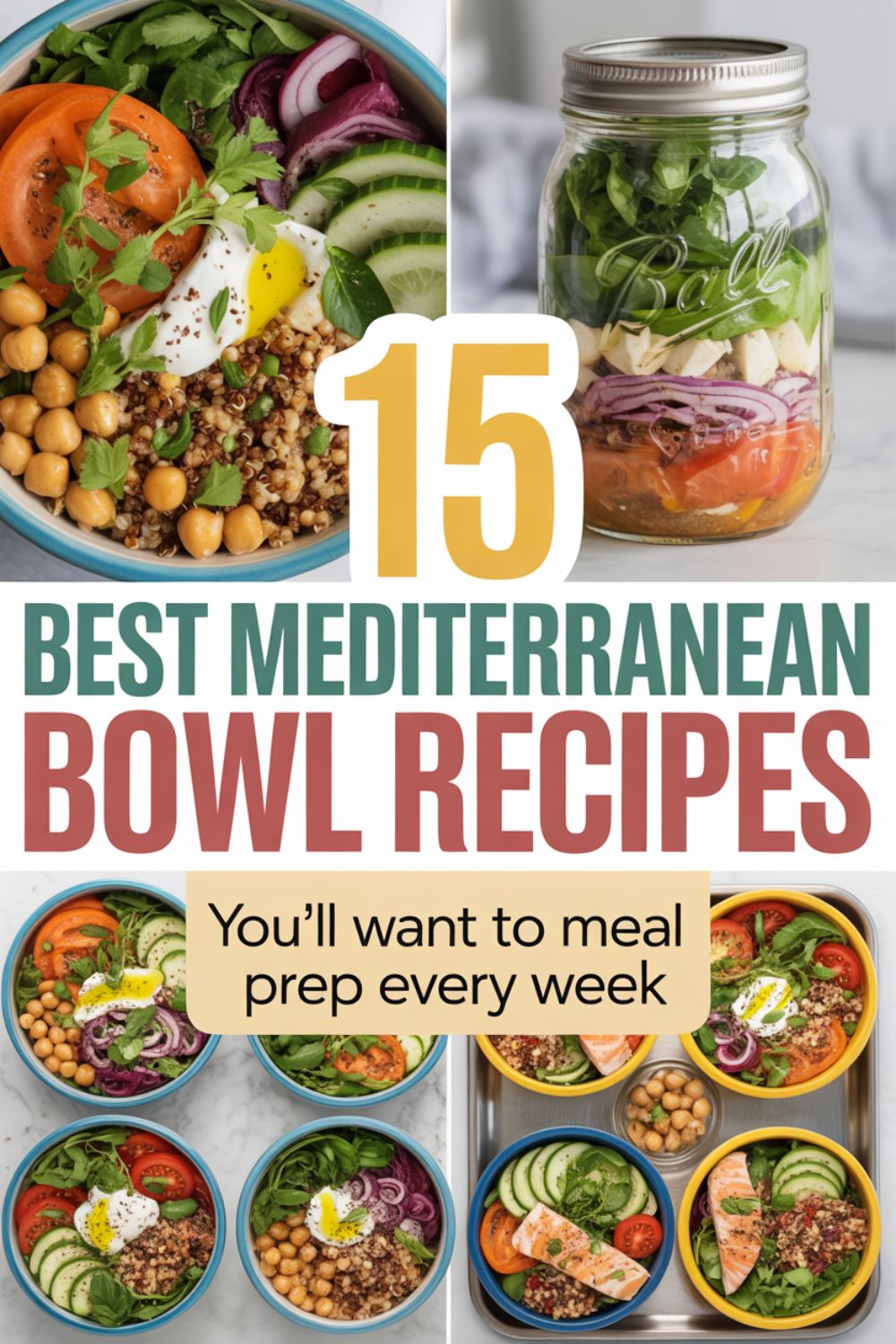 15 Best Mediterranean Bowl Recipes Youll Want to Meal Prep Every Week