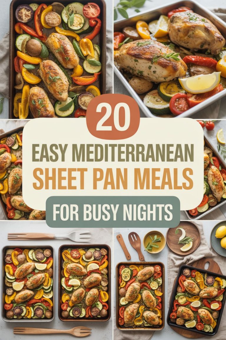 20 Easy Mediterranean Sheet Pan Meals for Busy Nights