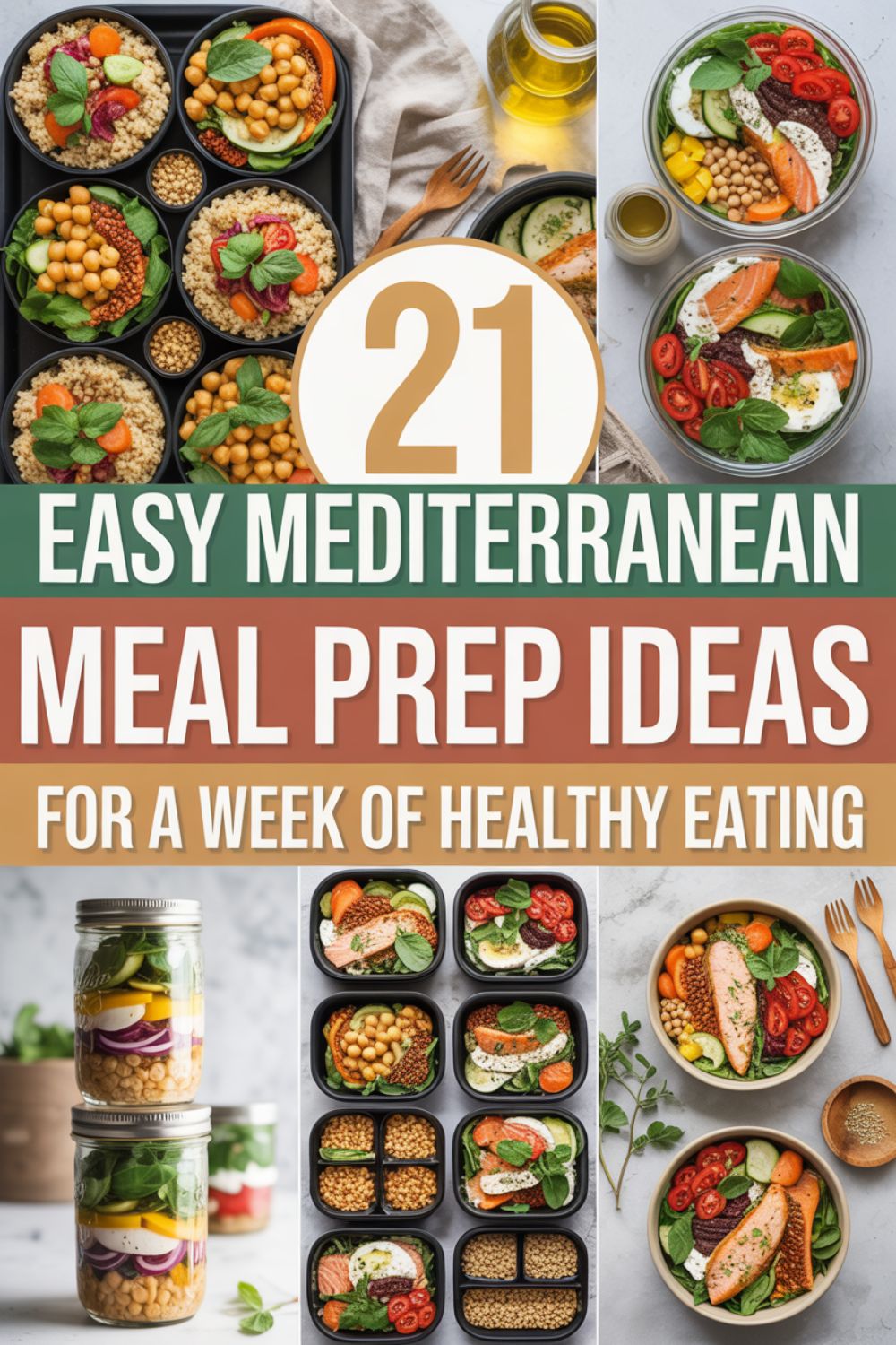 21 Easy Mediterranean Meal Prep Ideas for a Week of Healthy Eating