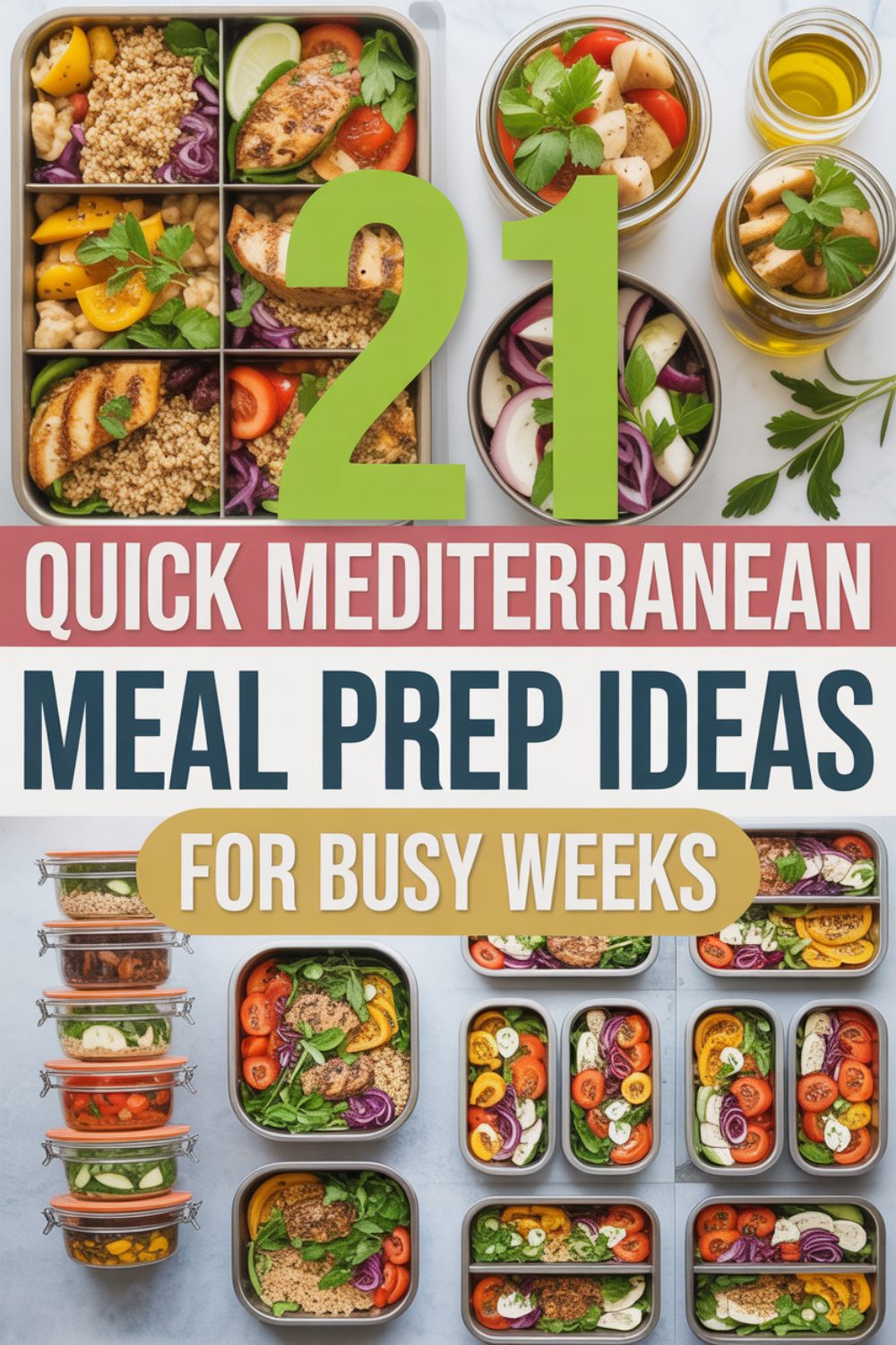 21 Quick Mediterranean Meal Prep Ideas for Busy Weeks 2