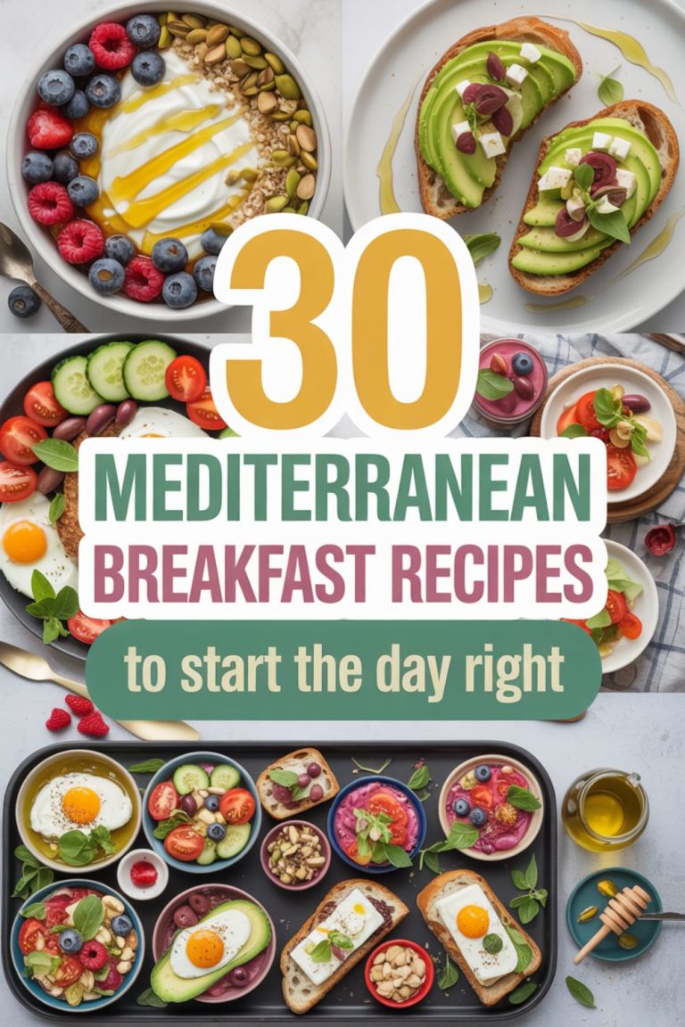 30 Mediterranean Breakfast Recipes to Start the Day Right