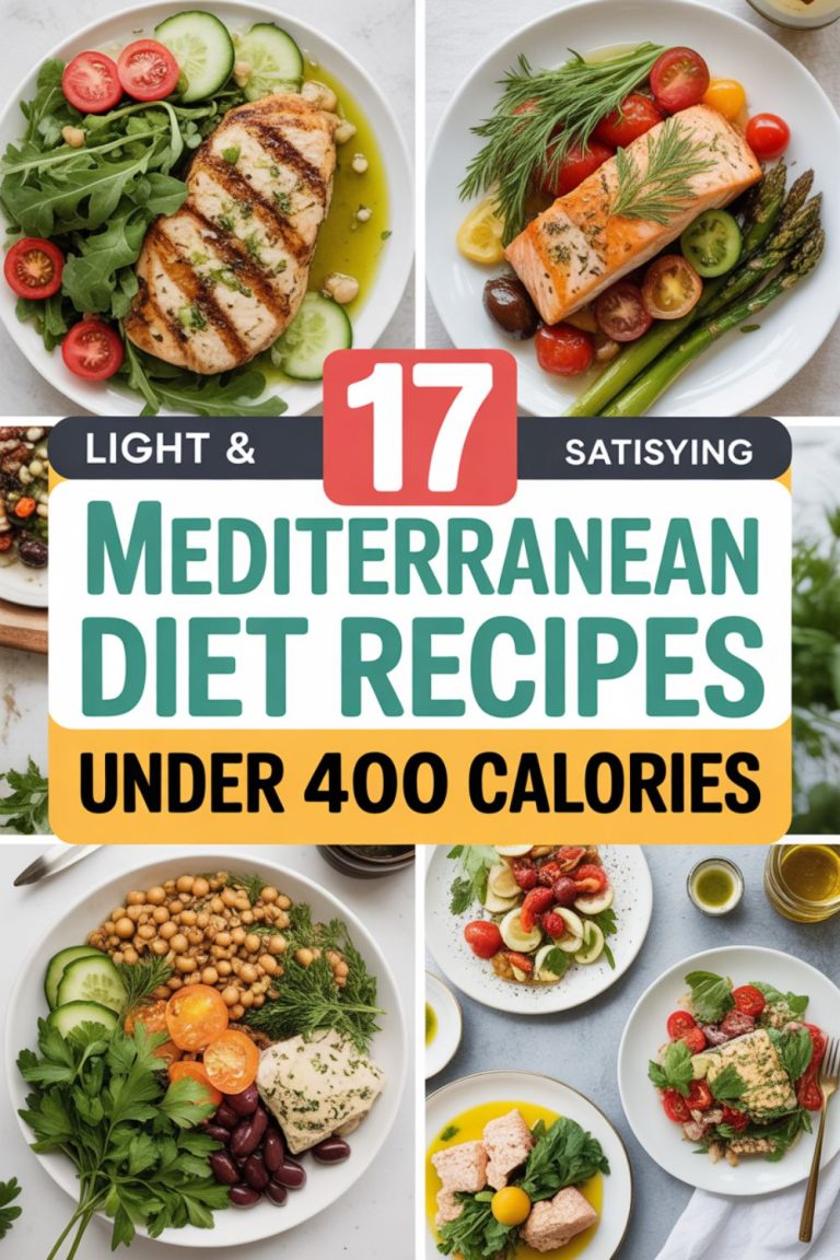 17 Mediterranean Diet Recipes Under 400 Calories