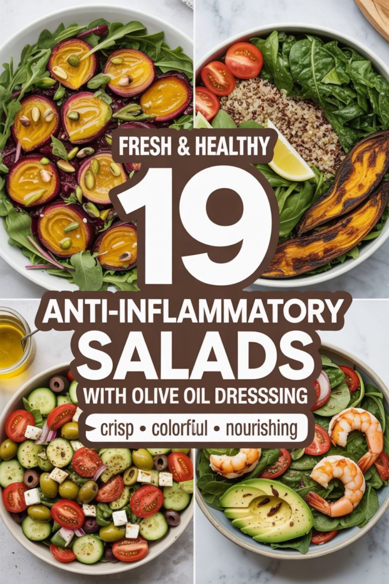 19 Anti-Inflammatory Salads with Olive Oil Dressing