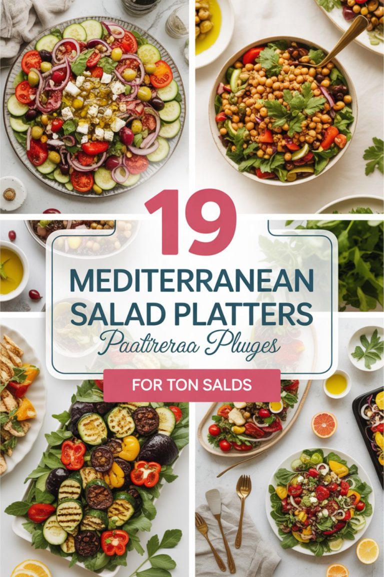 19 Mediterranean Salad Platters for Parties