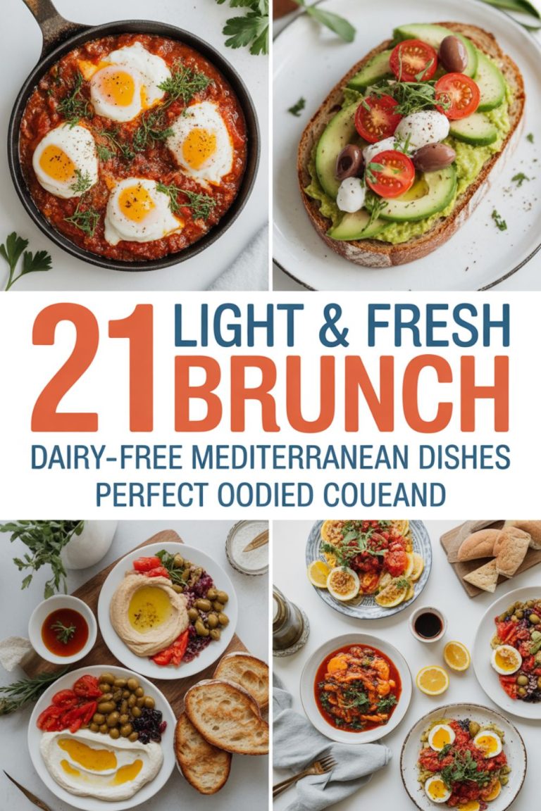 21 Dairy-Free Mediterranean Dishes for Brunch