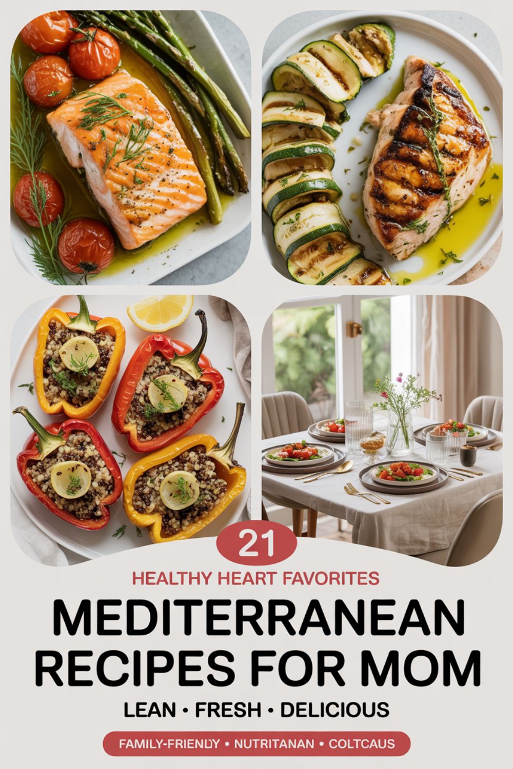 21 Heart Healthy Mediterranean Recipes for Mom