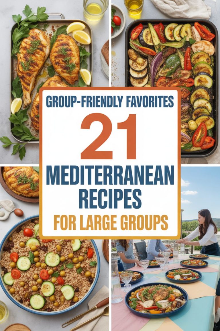 21 Mediterranean Recipes for Large Groups