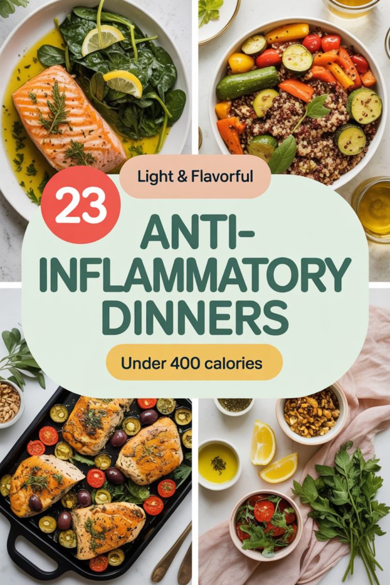 23 Anti-Inflammatory Dinners Under 400 Calories