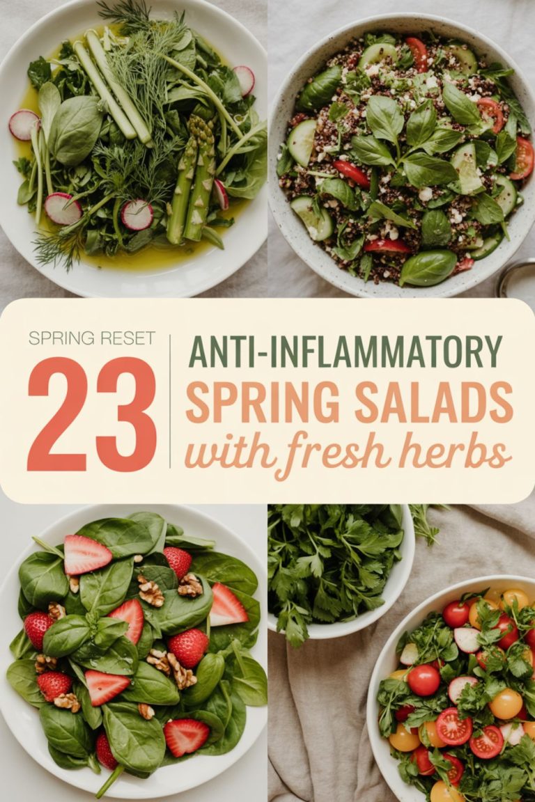 23 Anti-Inflammatory Spring Salads with Fresh Herbs