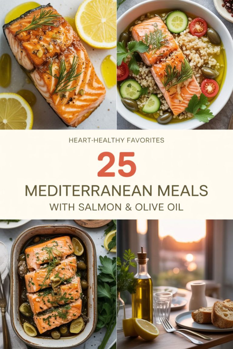 25 Mediterranean Meals with Salmon and Olive Oil
