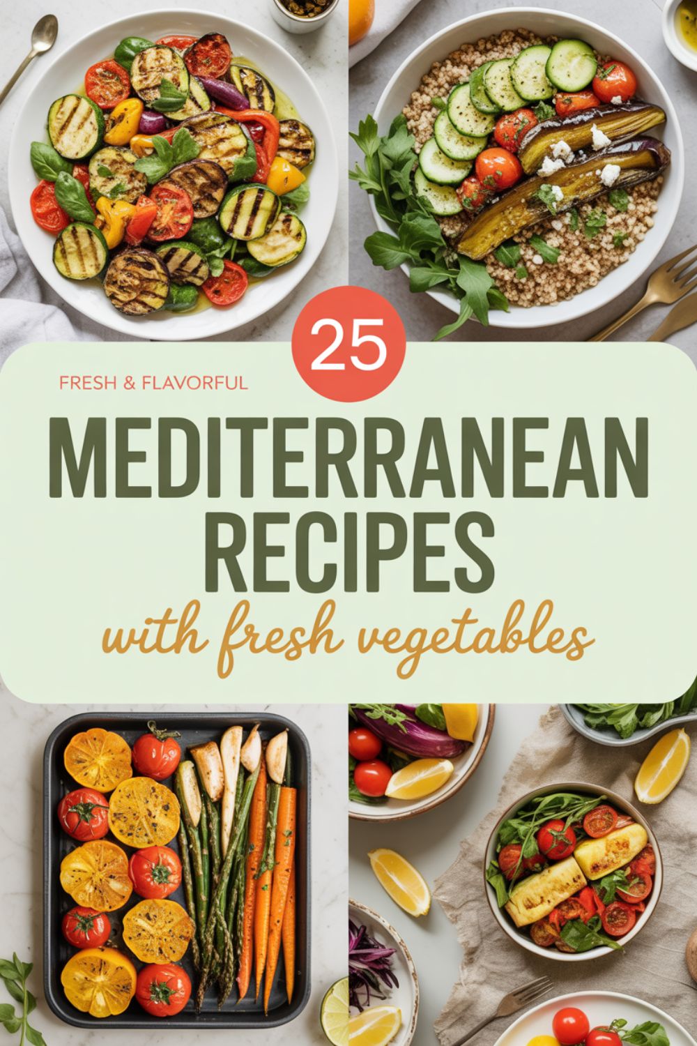 25 Mediterranean Recipes with Fresh Vegetables