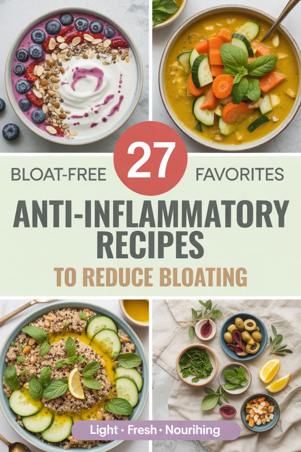 27 Anti Inflammatory Recipes to Reduce Bloating