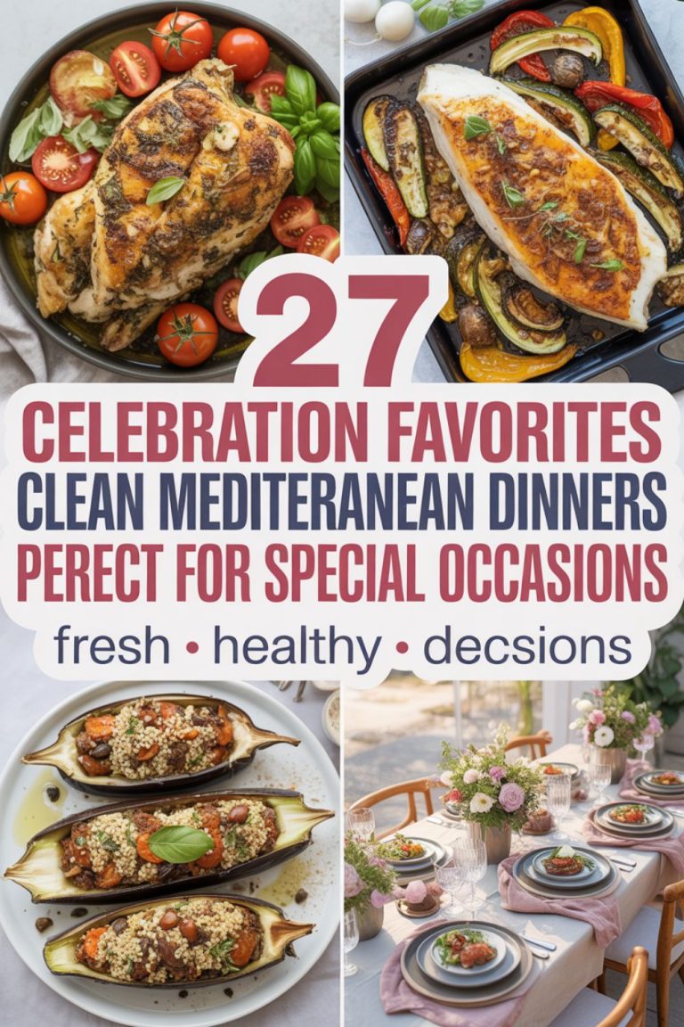 27 Clean Eating Mediterranean Dinners for Celebrations