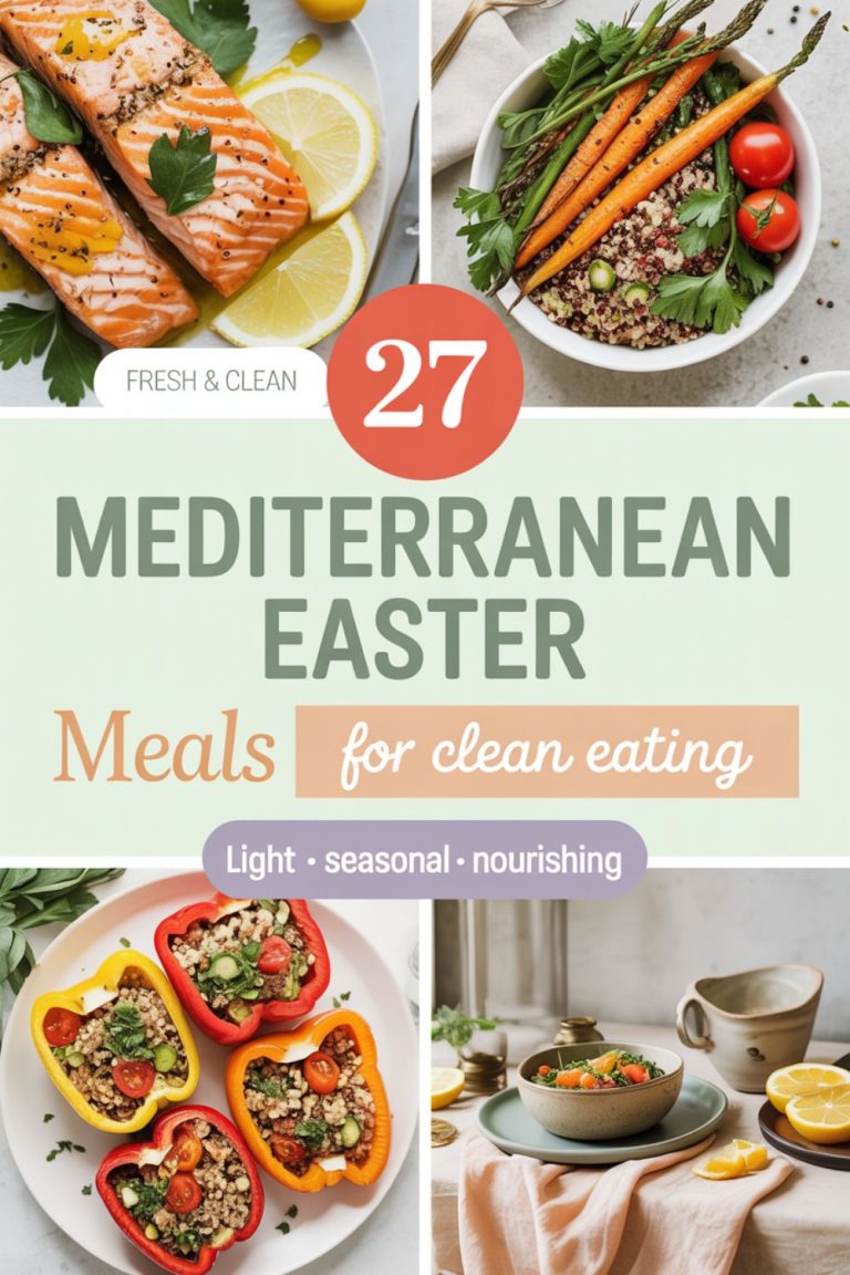 27 Clean Eating Mediterranean Easter Meals