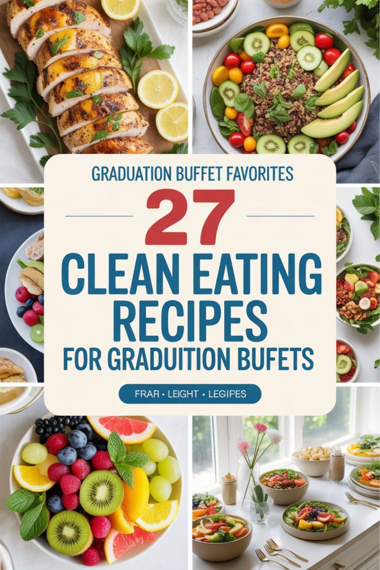 27 Clean Eating Recipes for Graduation Buffets