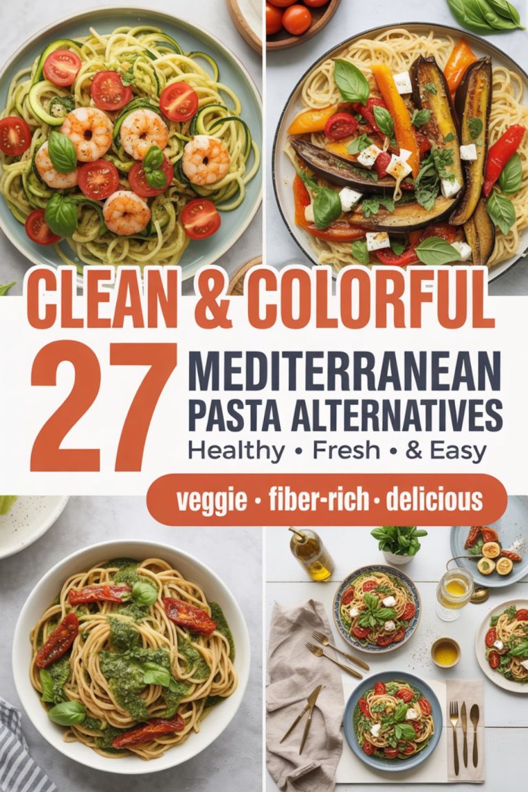 27 Mediterranean Pasta Alternatives for Clean Eating