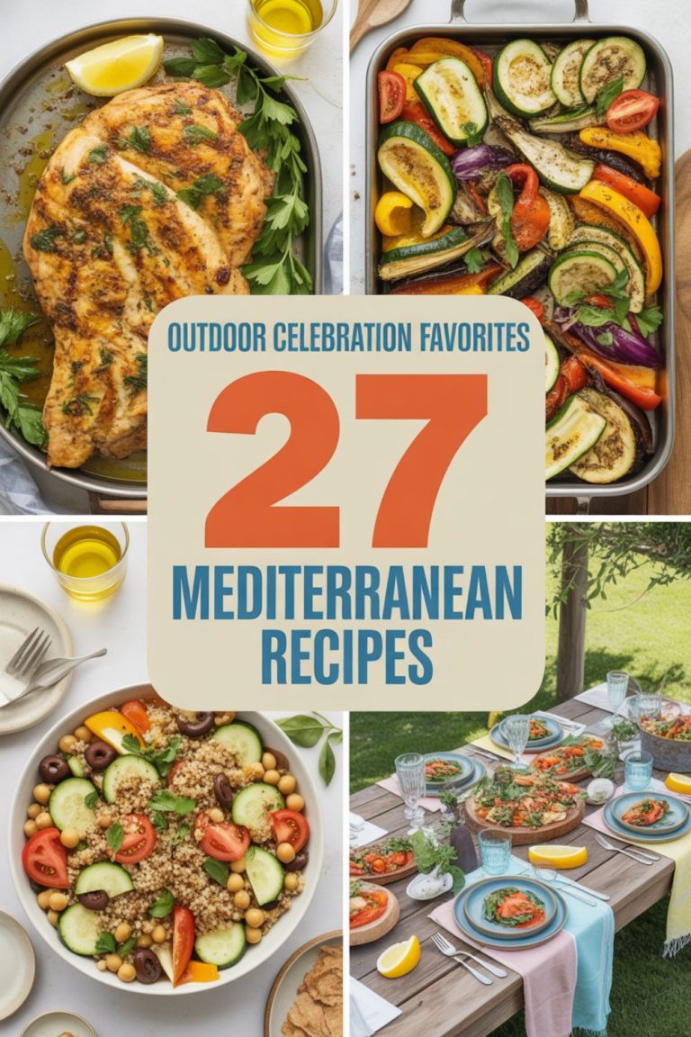 27 Mediterranean Recipes for Outdoor Celebrations