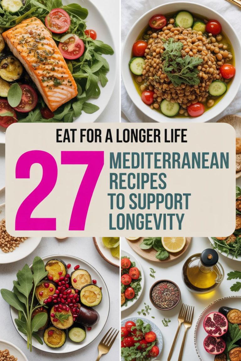 27 Mediterranean Recipes to Support Longevity