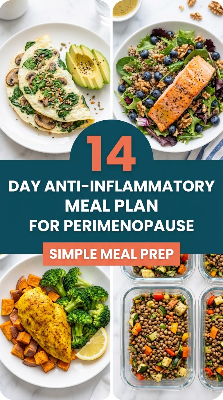 14-Day Anti-Inflammatory Meal Plan For Perimenopause