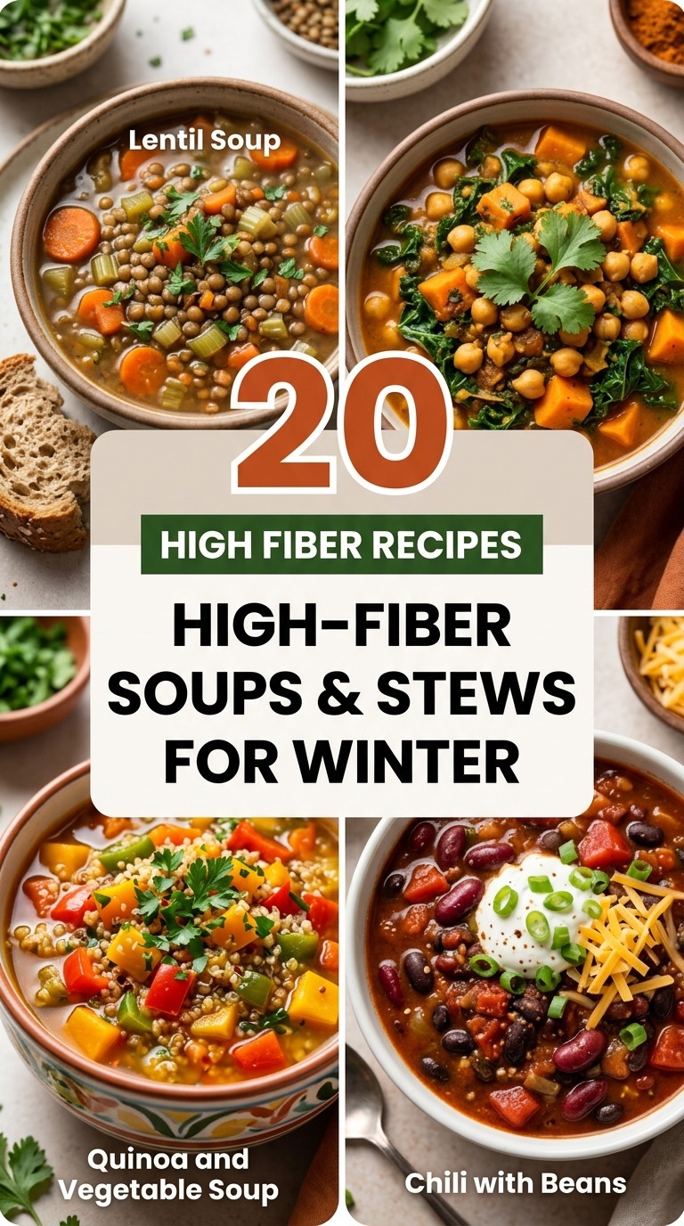 20 High-Fiber Soups And Stews To Make This Winter