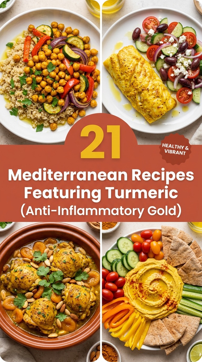 21 Mediterranean Recipes Featuring Turmeric (Anti-Inflammatory Gold)