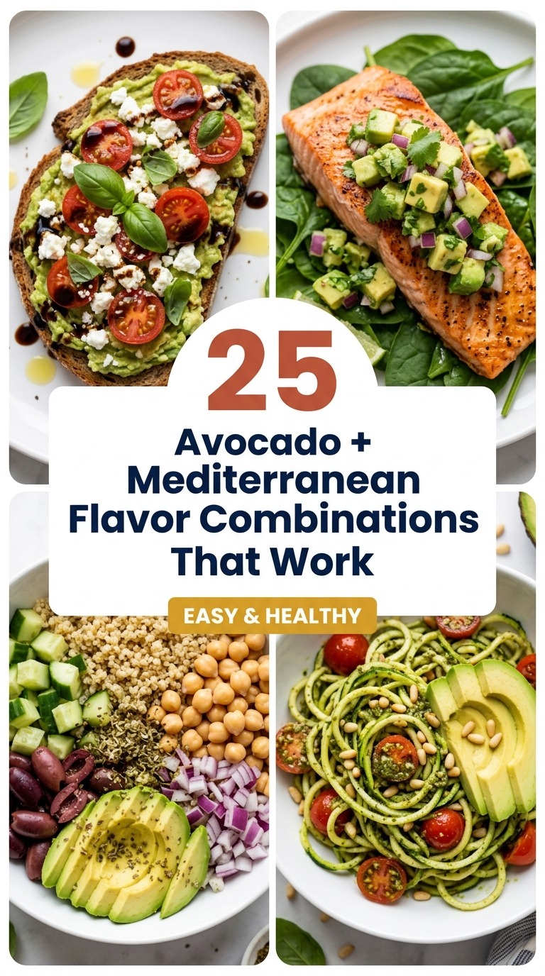 25 Avocado + Mediterranean Flavor Combinations That Actually Deliver