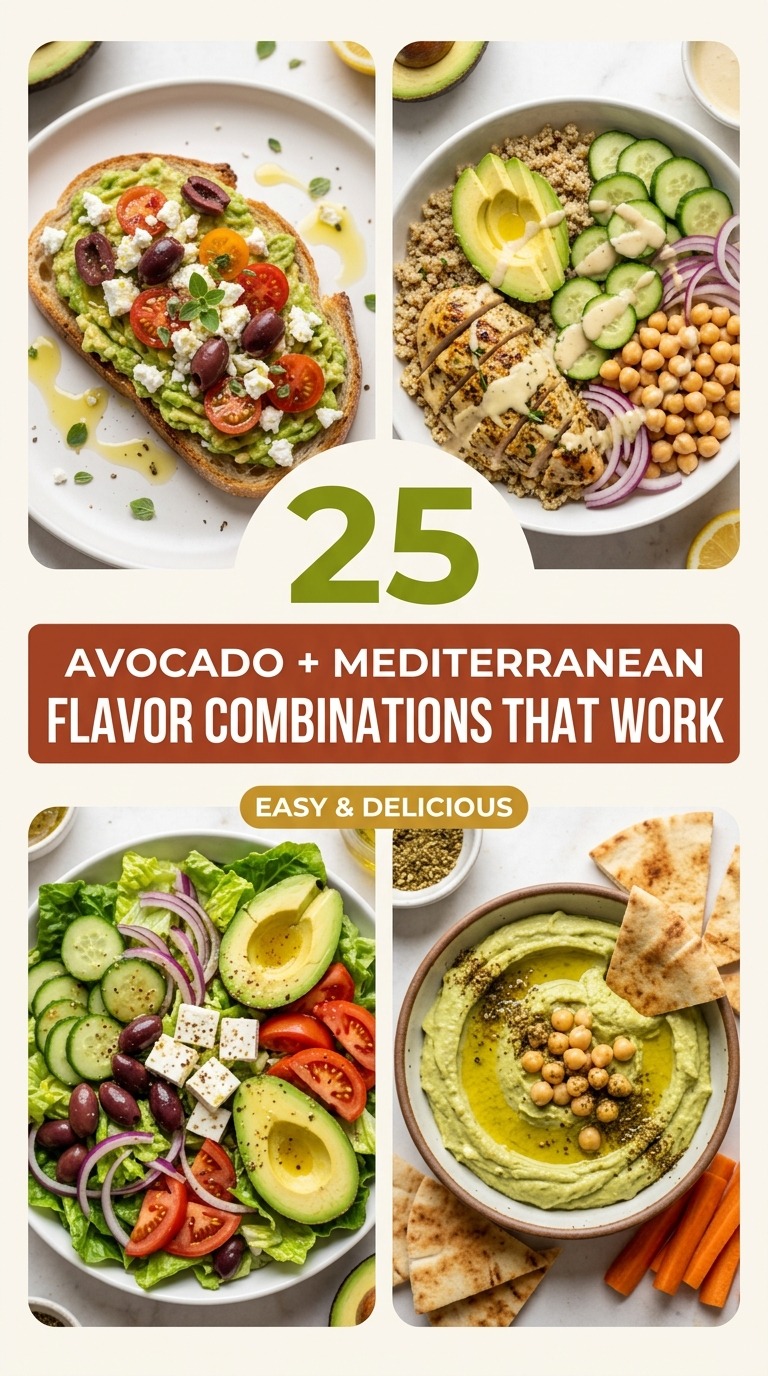 25 Avocado + Mediterranean Flavor Combinations That Work