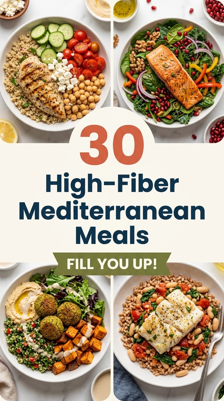 30 High-Fiber Mediterranean Meals That Actually Fill You Up