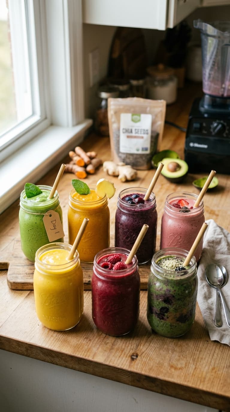 7-Day Anti-Inflammation Smoothie Plan For Busy Mornings