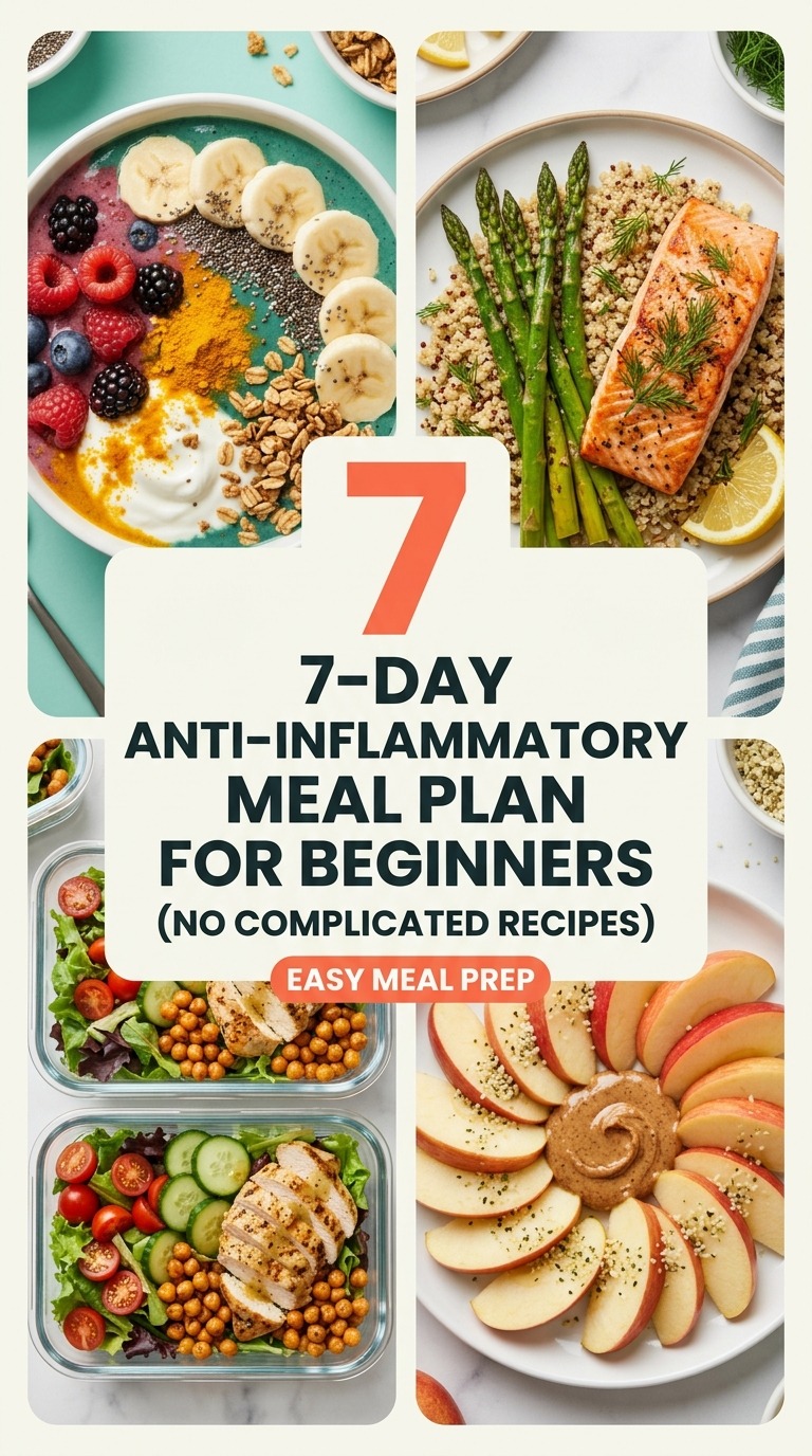 7-Day Anti-Inflammatory Meal Plan For Beginners (No Complicated Recipes) 2 7-Day Anti-Inflammatory Meal Plan For Beginners (No Complicated Recipes)